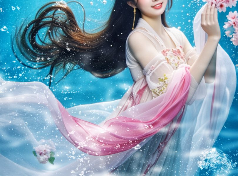 古風水下寫真/AI視覺設計/小紅書寫真/台中藝術照/攝影寫真藝術照/女攝影師/客製化拍攝/個人寫真/攝影寫真藝術照/台中藝術照/女攝影師/客製化拍攝/六路攝影棚
