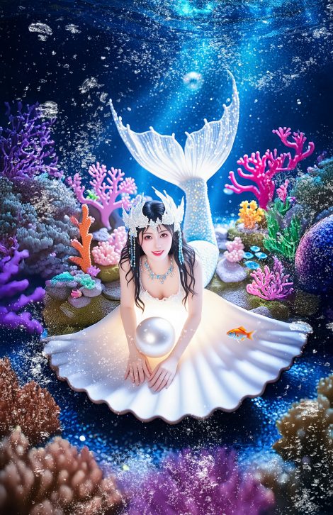 專業美人魚寫真/AI視覺設計/美人魚拍攝體驗/六路攝影棚