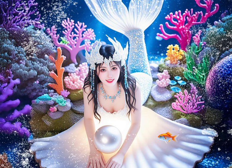 專業美人魚寫真/AI視覺設計/美人魚拍攝體驗/六路攝影棚