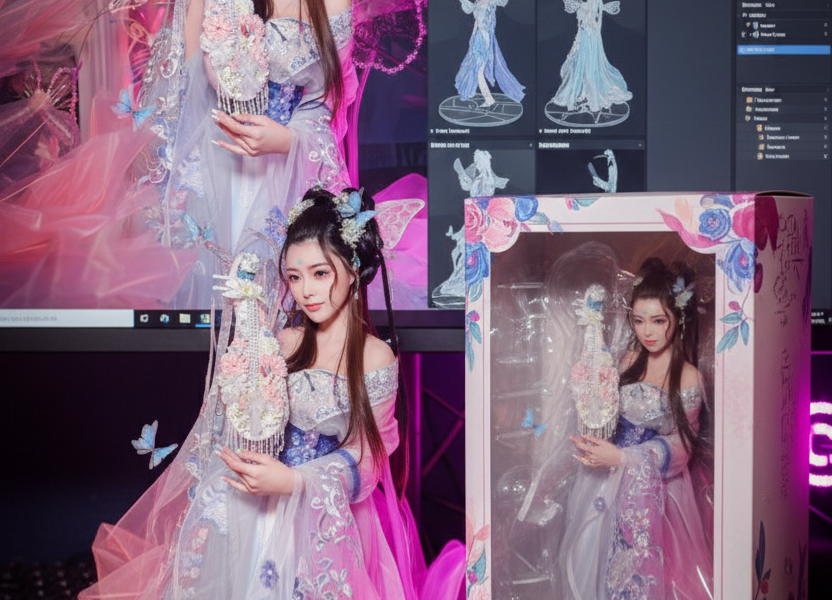 古風漢服創意公仔寫真/AI視覺設計/小紅書寫真/台中藝術照/攝影寫真藝術照/女攝影師/客製化拍攝/個人寫真/攝影寫真藝術照/台中藝術照/女攝影師/客製化拍攝
