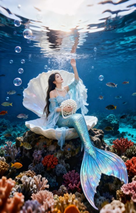 人魚公主寫真/海底寫真/台中租棚/台中古風攝影棚/台中攝影棚推薦/涵鏡苑-專業花魁漢服古風寫真館/小紅書寫真/台中藝術照/攝影寫真藝術照/女攝影師/客製化拍攝