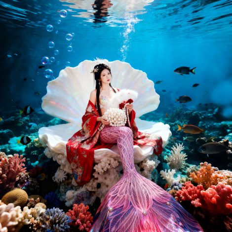 人魚公主寫真/海底寫真/台中租棚/台中古風攝影棚/台中攝影棚推薦/涵鏡苑-專業花魁漢服古風寫真館/小紅書寫真/台中藝術照/攝影寫真藝術照/女攝影師/客製化拍攝