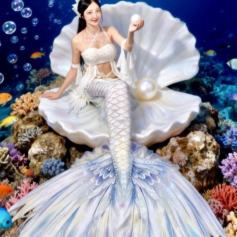 人魚公主寫真/海底寫真/台中租棚/台中古風攝影棚/台中攝影棚推薦/涵鏡苑-專業花魁漢服古風寫真館/小紅書寫真/台中藝術照/攝影寫真藝術照/女攝影師/客製化拍攝