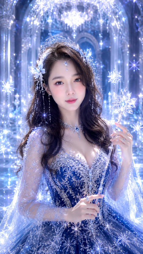 冰雪女王寫真/台中北屯攝影棚/台中藝術照/攝影寫真藝術照/女攝影師/涵鏡苑-專業花魁漢服古風寫真館