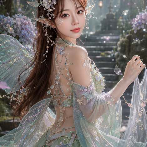 夢幻森林精靈寫真/台中北屯攝影棚/台中藝術照/攝影寫真藝術照/女攝影師/涵鏡苑-專業花魁漢服古風寫真館