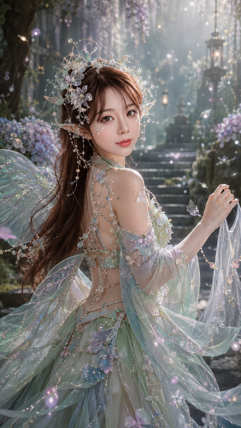 夢幻森林精靈寫真/台中北屯攝影棚/台中藝術照/攝影寫真藝術照/女攝影師/涵鏡苑-專業花魁漢服古風寫真館