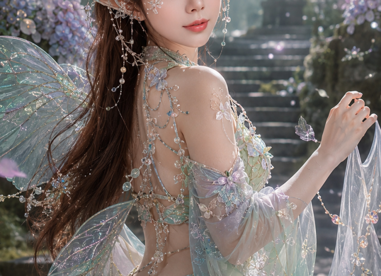 夢幻森林精靈寫真/台中北屯攝影棚/台中藝術照/攝影寫真藝術照/女攝影師/涵鏡苑-專業花魁漢服古風寫真館