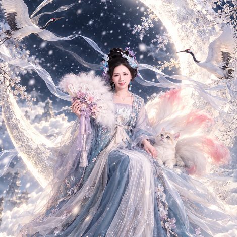 嫦娥仙子寫真/夢幻古風寫真/台中北屯攝影棚/台中藝術照/攝影寫真藝術照/女攝影師/涵鏡苑-專業花魁漢服古風寫真館