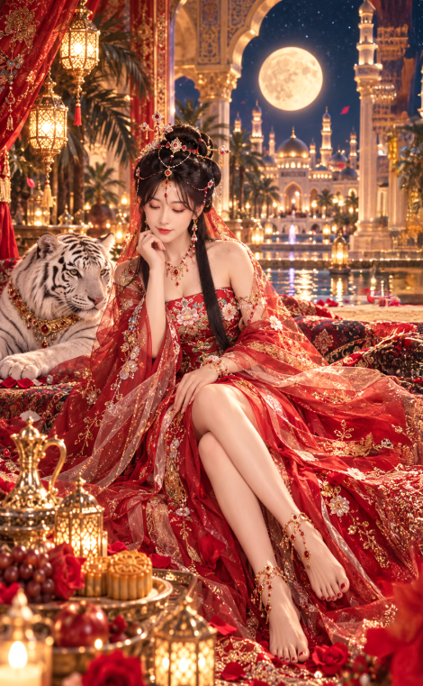 西域公主寫真/台中北屯攝影棚/台中藝術照/攝影寫真藝術照/女攝影師/涵鏡苑-專業花魁漢服古風寫真館