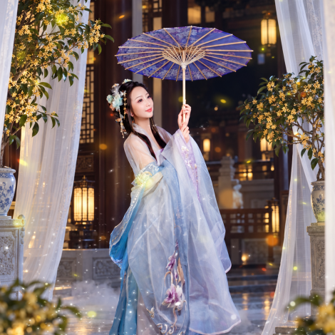 嫦娥仙子寫真/夢幻古風寫真/台中北屯攝影棚/台中藝術照/攝影寫真藝術照/女攝影師/涵鏡苑-專業花魁漢服古風寫真館