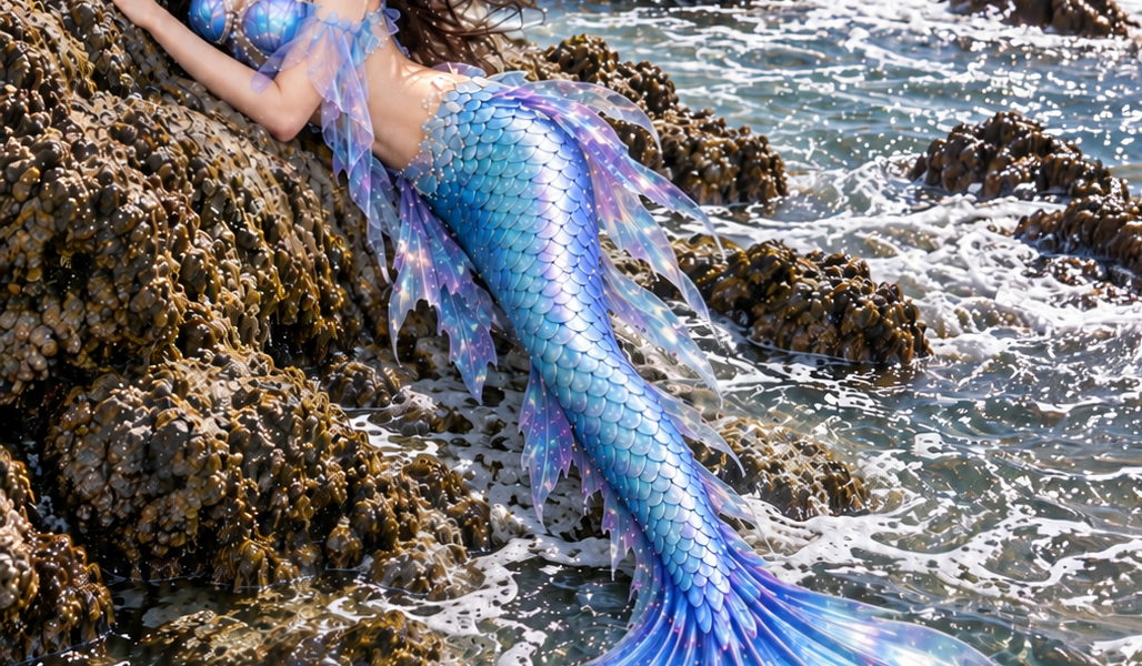 夢幻美人魚寫真/台中北屯攝影棚/台中藝術照/攝影寫真藝術照/女攝影師/涵鏡苑-專業花魁漢服古風寫真館